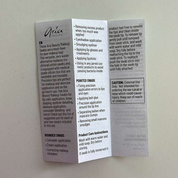 Aria Beauty Reusable Makeup Swabs with Case - Picture 15 of 15